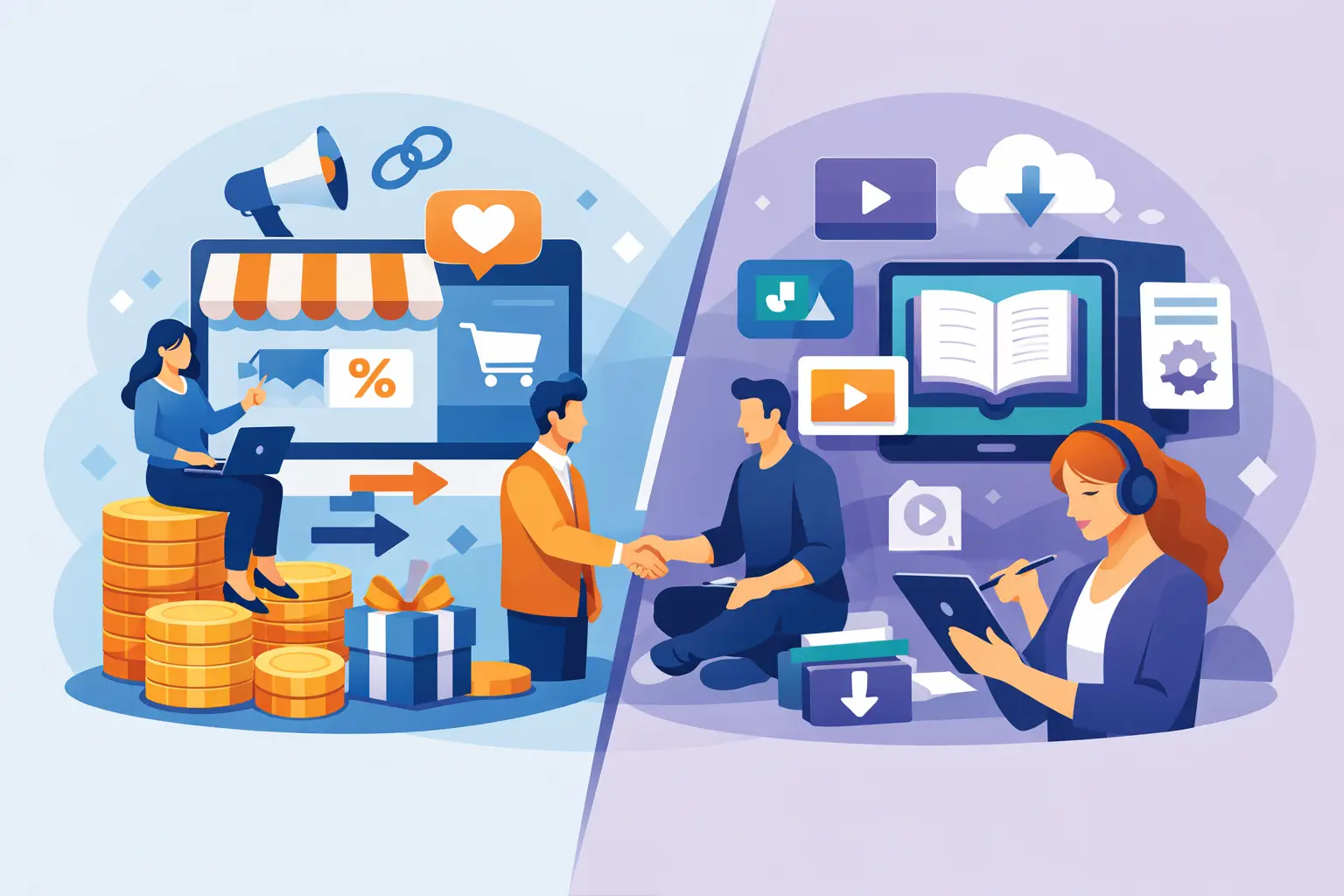 Affiliate Marketing vs Digital Products